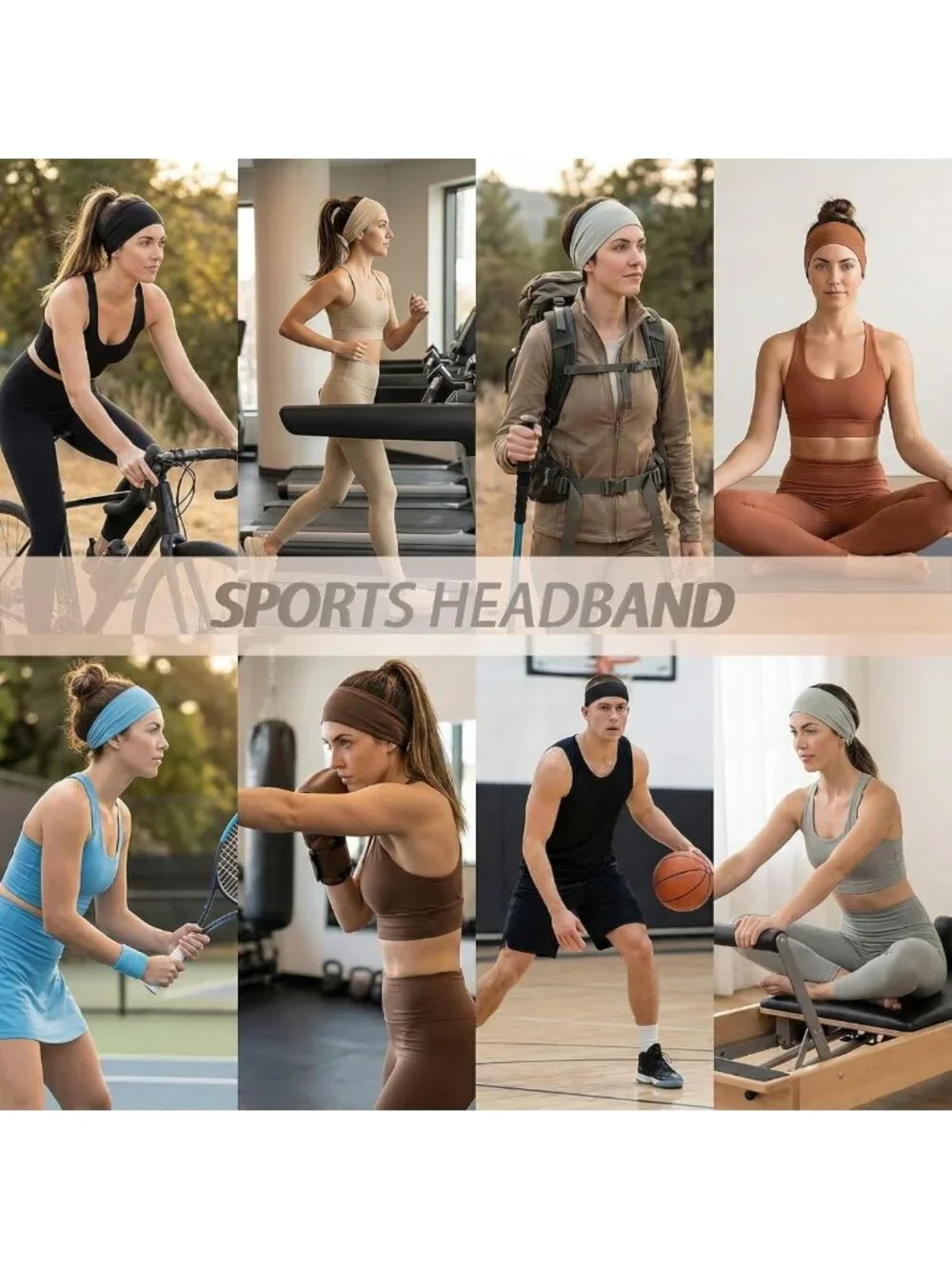 6 Pack Wide Knotted Headbands for Women - Fashionable Hair Accessories Daily Use